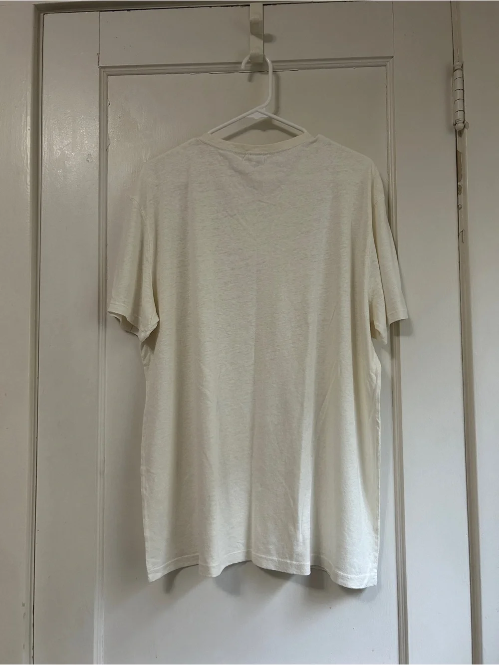NWT!! Men’s ONNO Short Sleeve T-Shirt - Cream - Picture 2 of 3